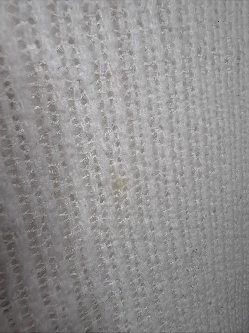 Chatham Vintage Edmond Waffle Knit Blanket White Satin Trim Baby Crib Blanket